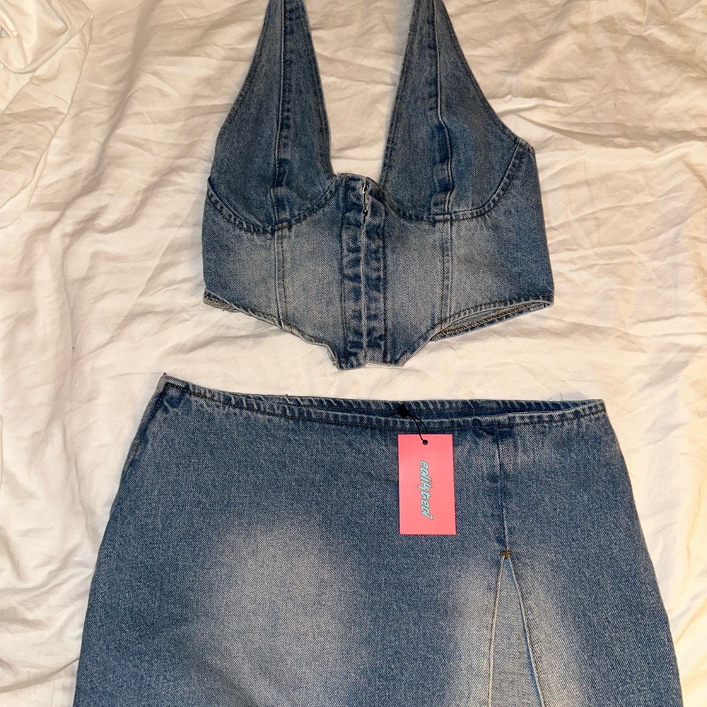 Edikted Karina Denim Set
